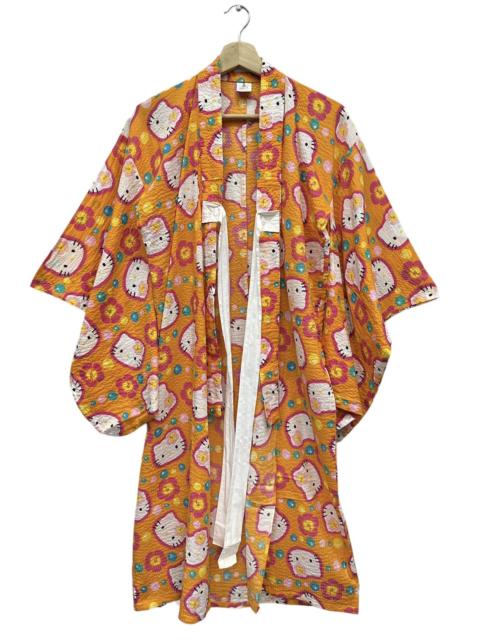 Other Designers Cartoon Network - RARE🔥90’s SANRIO HELLO KITTY SUGARLAND Light Cotton Kimono