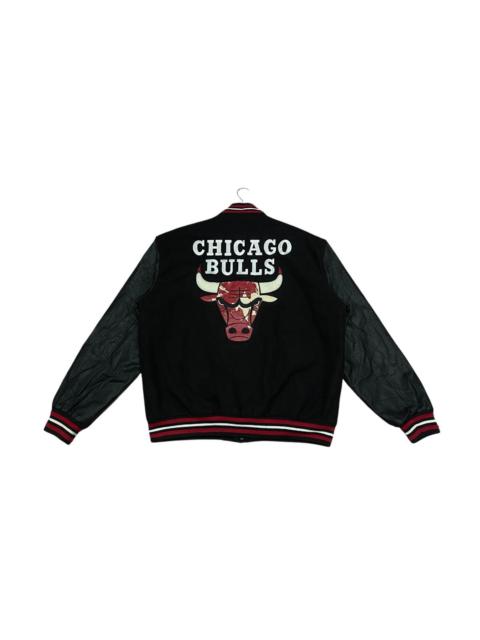 Other Designers Vintage NBA Chicago Bulls “Michael Jordan” Varsity Jacket