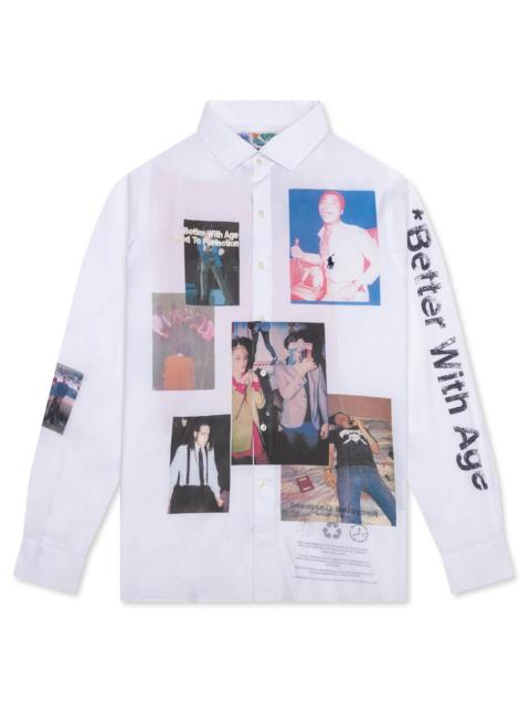 *Better With Age JOHNNY BUTTON DOWN SHIRT - WHITE