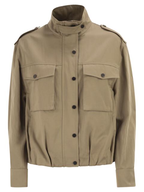 Brunello Cucinelli Brunello Cucinelli Women Outerwear In Cotton And Linen Canvas