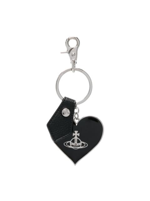 Mirror Heart Orb keyring