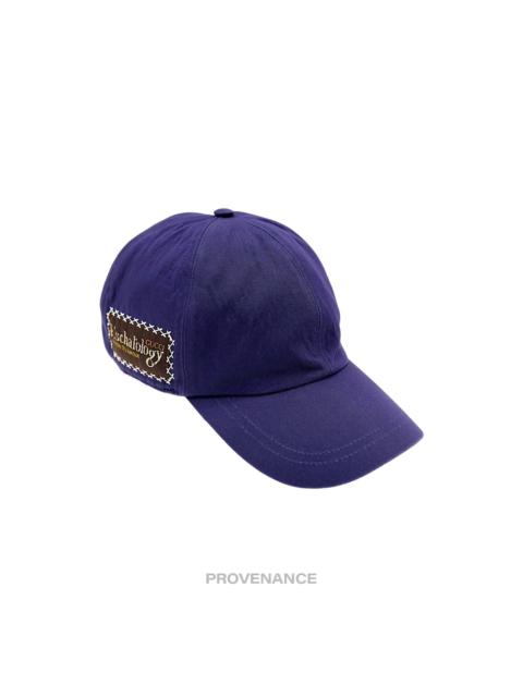 Gucci Eschatology Patch Logo Hat Cap - Blue