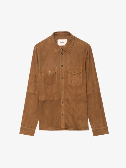 Zadig & Voltaire Sergy Suede Shirt