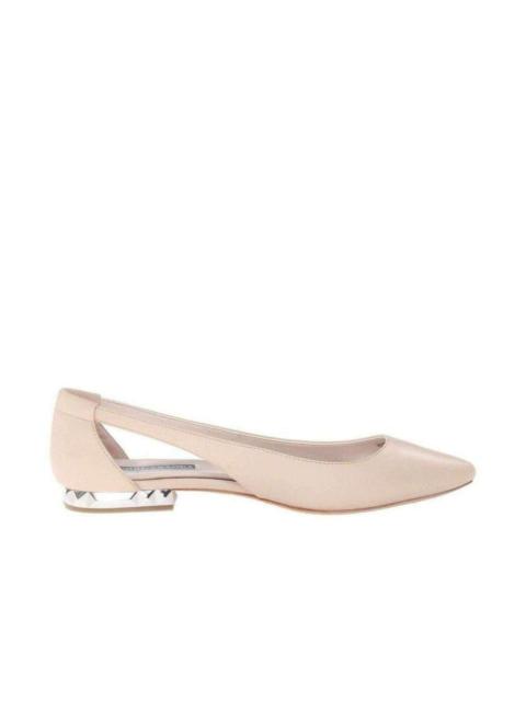 Other Designers Window Cutout Studded-Heel Flat