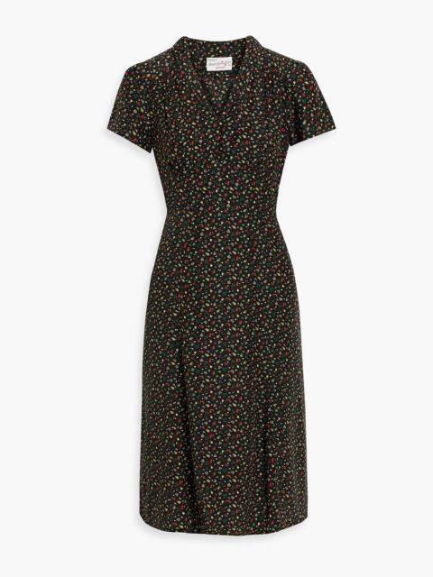 Other Designers Morgan printed silk dress