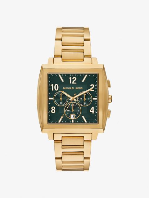 MICHAEL KORS Oversized Rhys Gold-Tone Watch