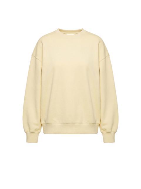 Marine Serre FADED MOON FLEECE RELAXED SWEATSHIRT