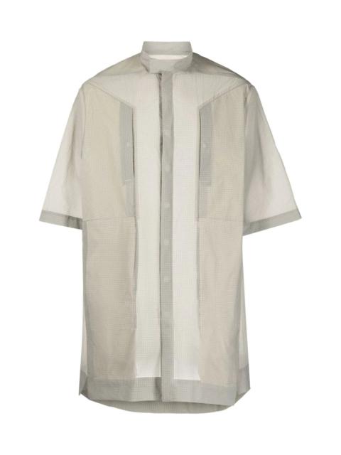 Rick Owens SEMI-SHEER SHORT-SLEEVE SHIRT