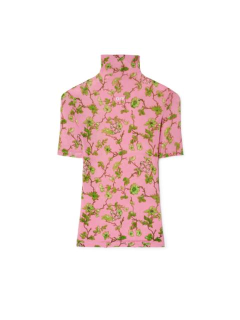 Off-White Pink Ramage Tulle S/s Turtlenek