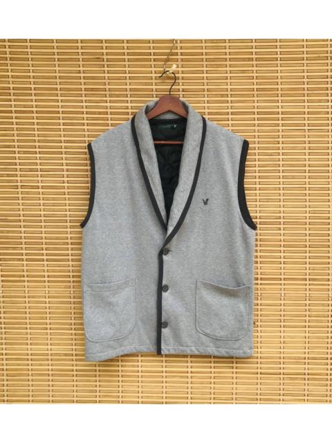 Other Designers Lyle & Scott - Lyle & Scott shawl collar vest jacket big pocket