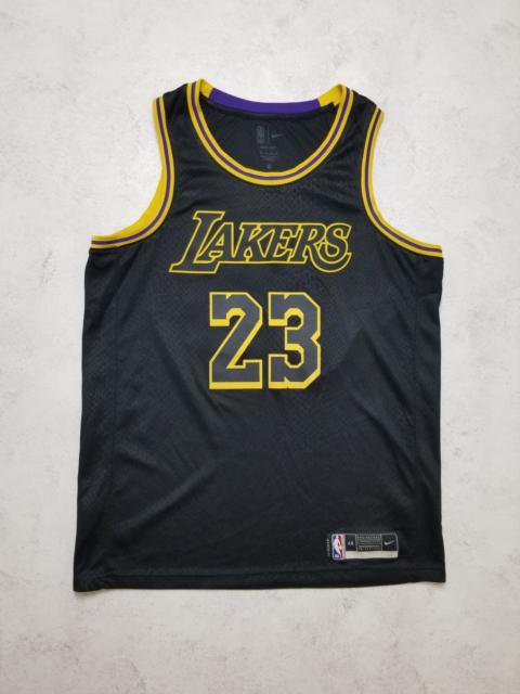 Nike NBA Lebron James #23 Jersey LA Lakers Black Mamba