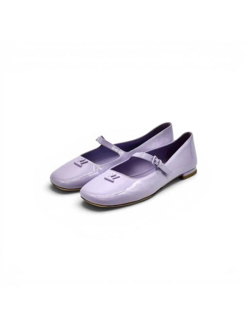 Louis Vuitton Swing Flat Mary Jane Ballerina Lilac Leather Flats EU 39