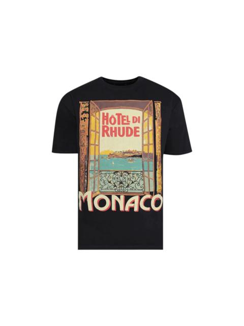 Rhude Rhude Hotel Di Monaco Tee Vintage Black