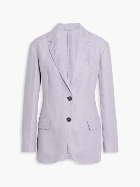 Brunello Cucinelli Hemp and linen-blend twill blazer