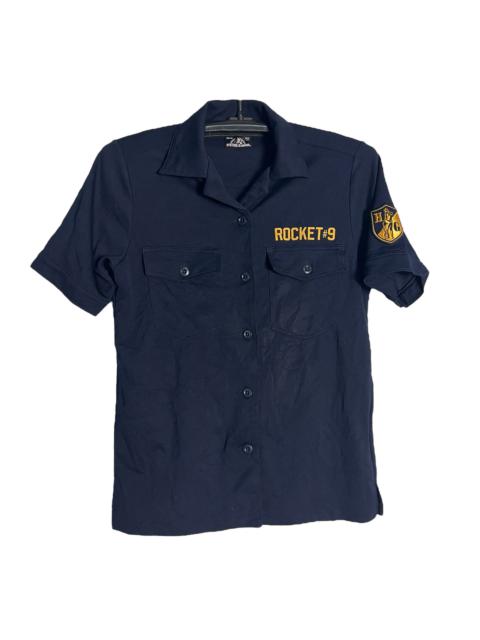 Other Designers Archival Clothing - 🔥RARE🔥Vtg Hysteric Glamour Rocket #9 Button Up Shirt