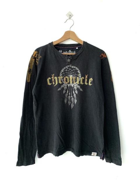Other Designers Japanese Brand - Ragout Chronicle Spellout Longsleeve Tee