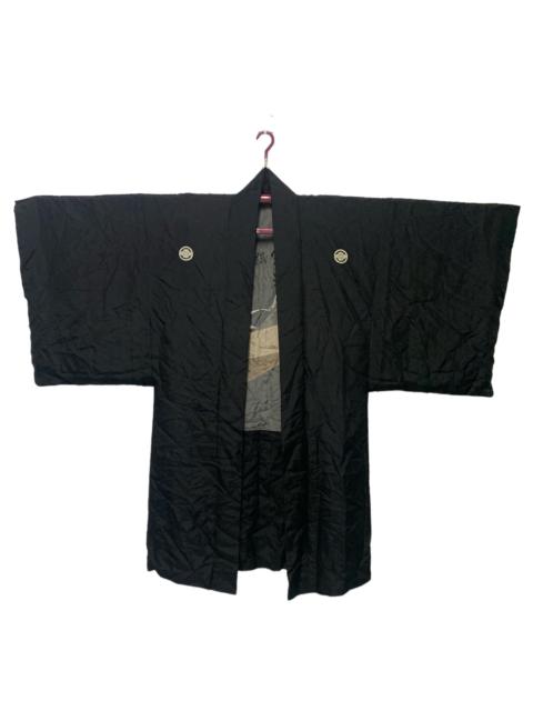 Other Designers Japanese Brand - RARE. VINTAGE 70's SILK KIMONO HAORI MOTIVE FLORA HANDMADE