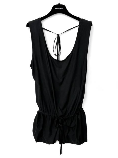 Ann Demeulemeester Ann Demeulemeester 10SS Lace-up Backless Dress