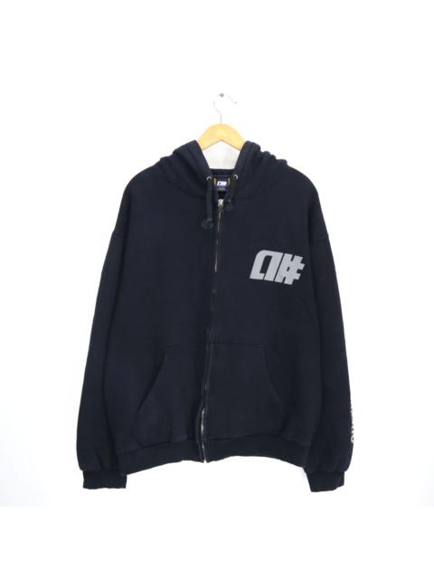 Other Designers Vintage - Big Logo Spellout Full Zipper Hoodie Skateboard Brand USA