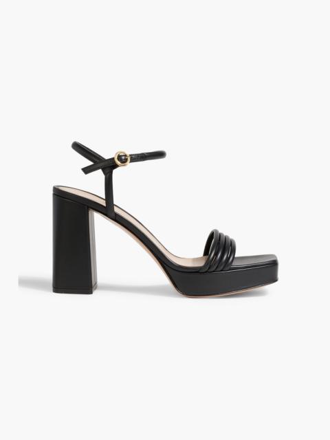 Gianvito Rossi Lena leather platform sandals