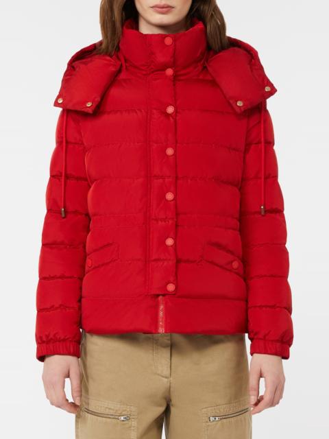 WEEKEND Max Mara Weekend Max Mara Sax Quilted Down Water Repellent Short Jacket in Red at Nordstrom