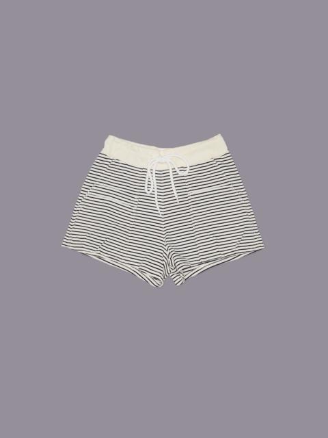 R13 LAYERED POCKET SWEATSHORT