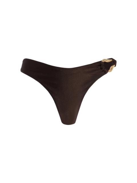 Zimmermann Ascension Hardware-Detailed Bikini Bottom brown