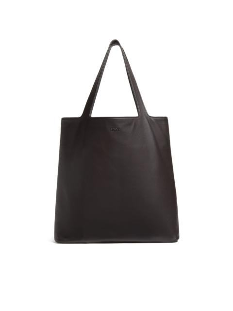 Secondskin leather tote bag