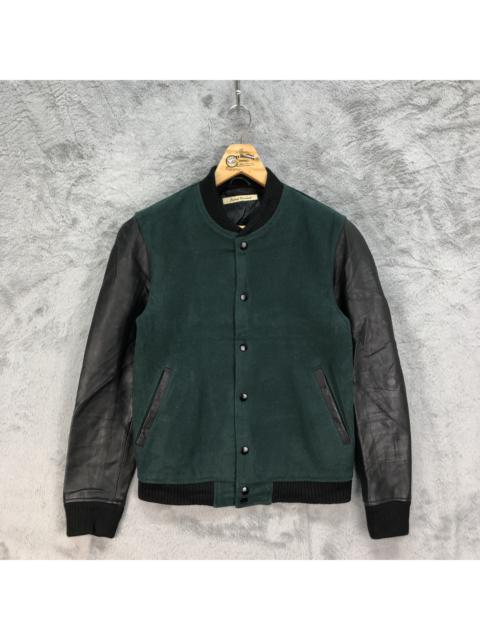 Other Designers Journal Standard - Journal Standard Plain Wool Varsity Jacket #4850-174