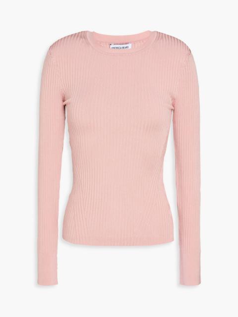 VERONICA BEARD Acara ribbed-knit top