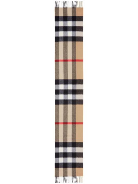 Burberry checked cashmere scarf