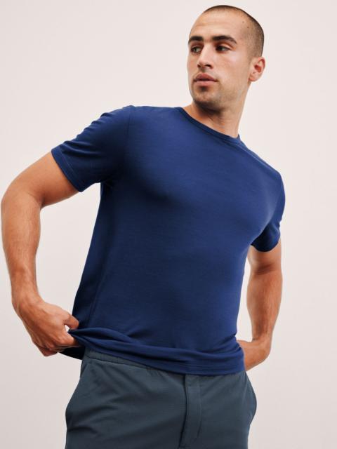 BEYOND YOGA Merino Wool Men's Short Sleeve Crew