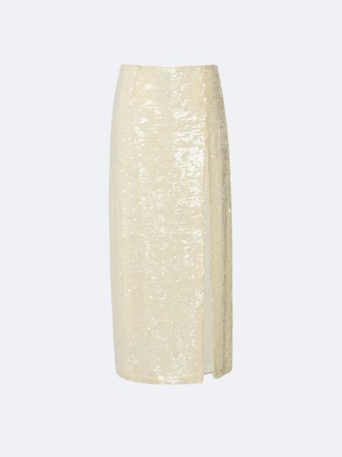 LAPOINTE Sequin High Waist Skirt