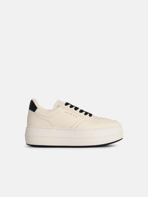 HOGAN 'H670' WHITE LEATHER SNEAKERS