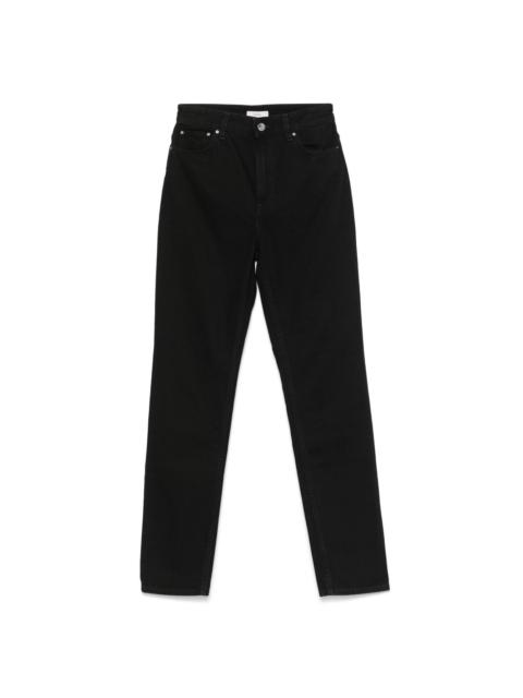 logo-patch jeans
