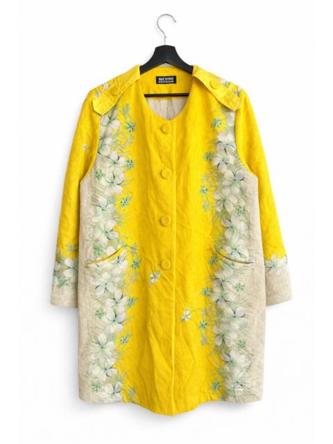 Other Designers Vintage Michiko Bedingham Floral Coat by Michiko Koshino