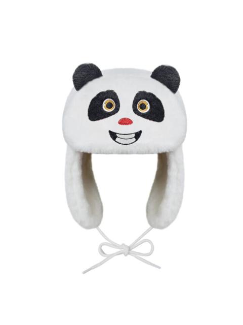 Other Designers Japanese Cartoon Anime Nasi Panda Polar Bear Ushanka White Hat Cute Y2K Warm Winter Hat
