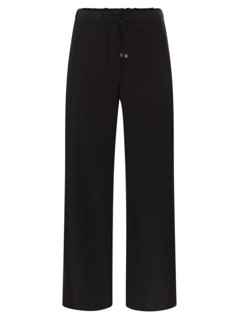 'S Max Mara S Max Mara Women Smmfloria - Virgin Wool Stretch Trousers With Drawstring Waist