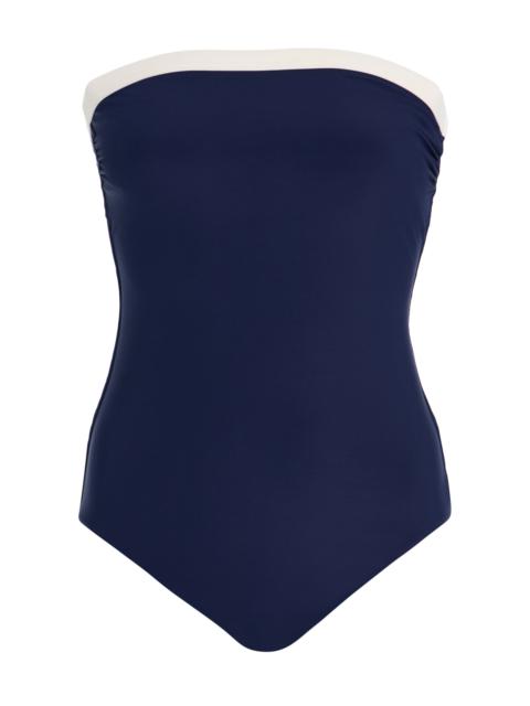 BONDI BORN® Romy Strapless One-Piece Swimsuit navy