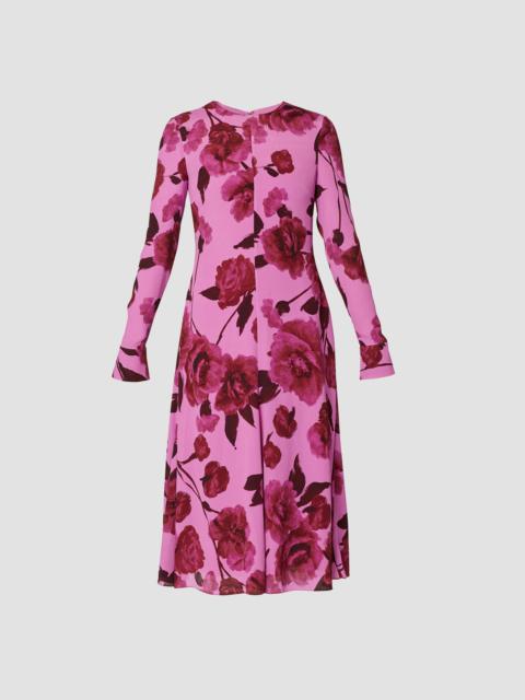 Erdem LONG SLEEVE MIDI DRESS