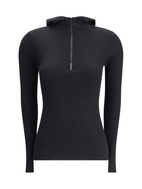 Brunello Cucinelli Brunello Cucinelli Women Hooded Long Sleeve Sweater
