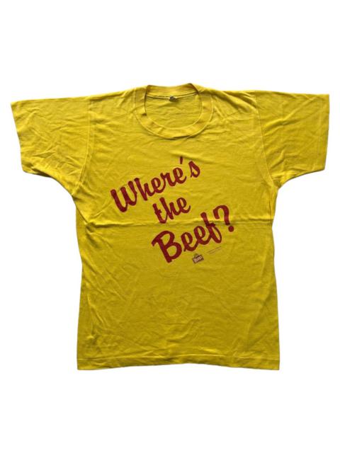 Other Designers VERY RARE VINTAGE T SHIRTS WENDYS BURGER WHERES THE BEEF