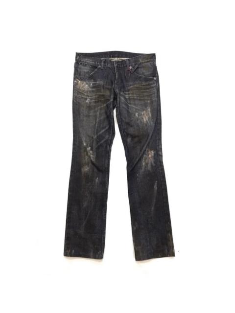 Other Designers Distressed Denim - Distress ModernLovers Slim Fit painter rusty Jeans Denim