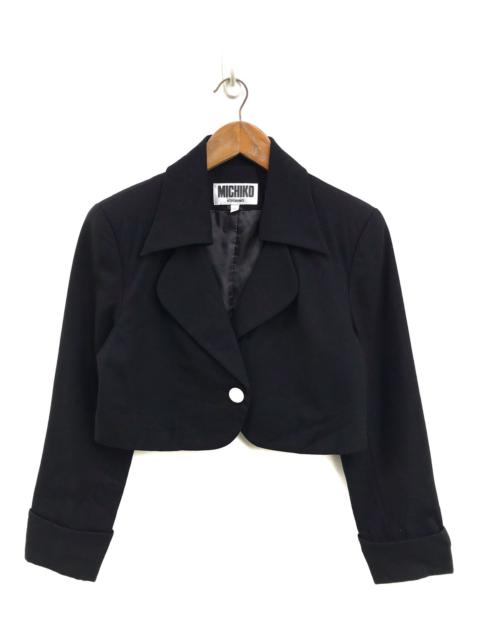 Moschino Vintage Mochino Black Button Jacket