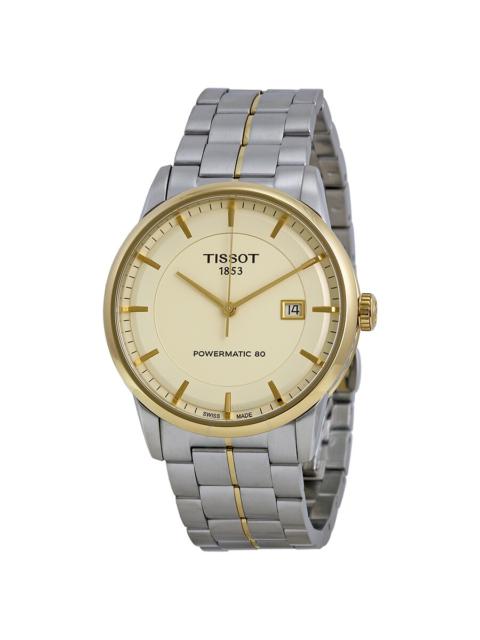 Other Designers Tissot Powermatic 80 Ivory Dial Men's Watch T0864072226100