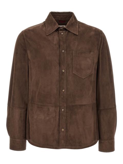 Brunello Cucinelli Brunello Cucinelli Men Suede Overshirt