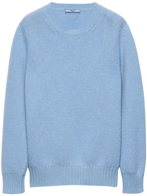 Prada Prada Crewneck Sweater In Cashmere And Wool