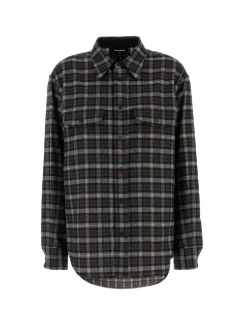DSQUARED2 Dsquared Women Embroidered Flanel Shirt