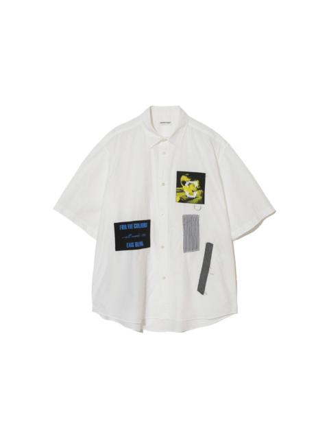 graphic-print shirt