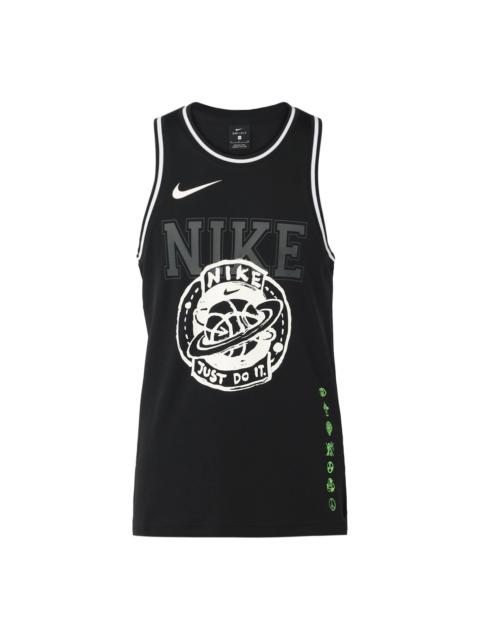 Nike Nike Dri-Fit JDI Jersey Sports Top Men Black CW7384-010